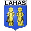 Bazas Sticker wappen, gelsenkirchen, augsburg, klebender aufkleber
