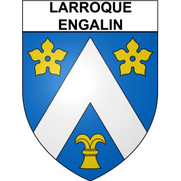 Stickers coat of arms Bazas adhesive sticker
