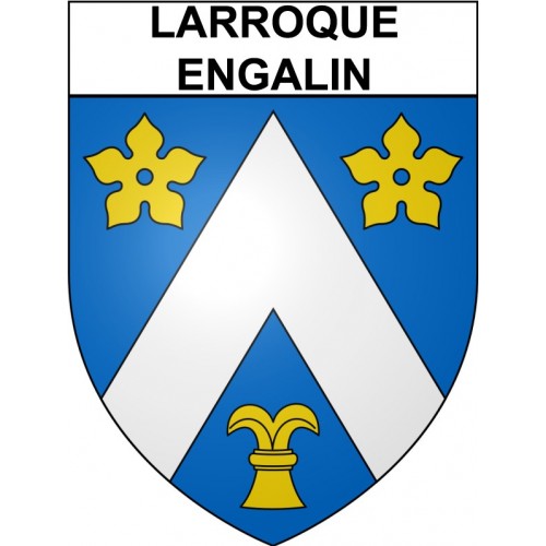 Stickers coat of arms Bazas adhesive sticker