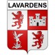 Lavardens 32 ville Stickers blason autocollant adhésif