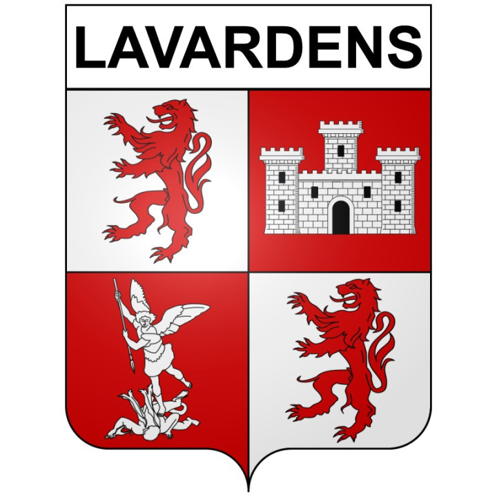 Lavardens 32 ville Stickers blason autocollant adhésif