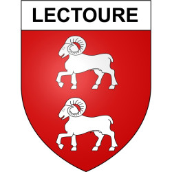 Stickers coat of arms Bazas adhesive sticker