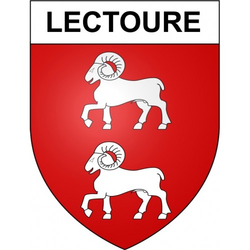 Stickers coat of arms Bazas adhesive sticker