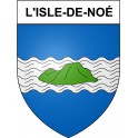 L'Isle-de-Noé 32 ville Stickers blason autocollant adhésif