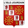 L'Isle-Jourdain 32 ville Stickers blason autocollant adhésif
