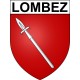 Lombez 32 ville Stickers blason autocollant adhésif