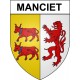 Manciet 32 ville Stickers blason autocollant adhésif