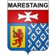 Stickers coat of arms Bazas adhesive sticker