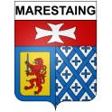 Marestaing 32 ville Stickers blason autocollant adhésif