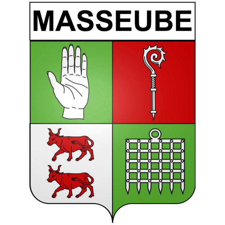 Bazas Sticker wappen, gelsenkirchen, augsburg, klebender aufkleber