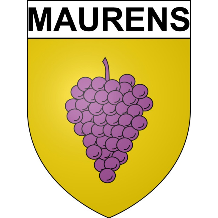 Maurens 32 ville Stickers blason autocollant adhésif