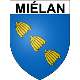 Stickers coat of arms Bazas adhesive sticker