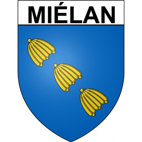 Stickers coat of arms Bazas adhesive sticker