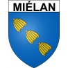 Miélan 32 ville Stickers blason autocollant adhésif