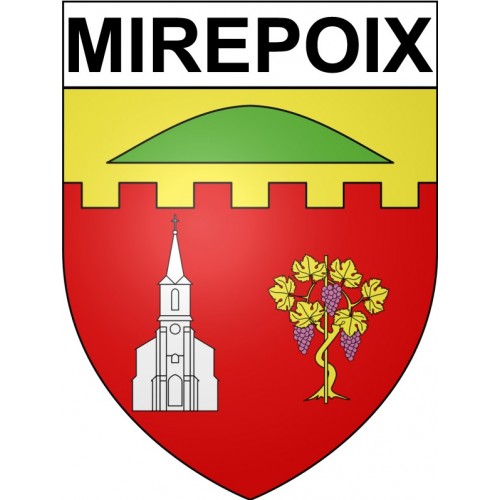Mirepoix 32 ville Stickers blason autocollant adhésif