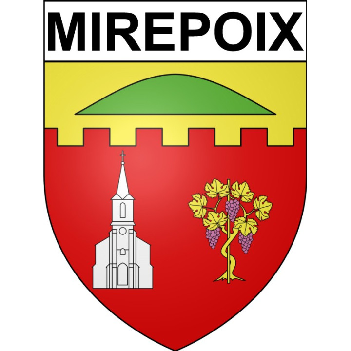 Stickers coat of arms Bazas adhesive sticker