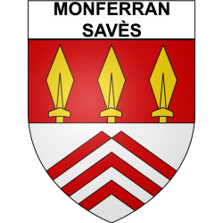 Stickers coat of arms Bazas adhesive sticker