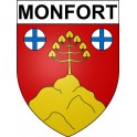 Monfort 32 ville Stickers blason autocollant adhésif