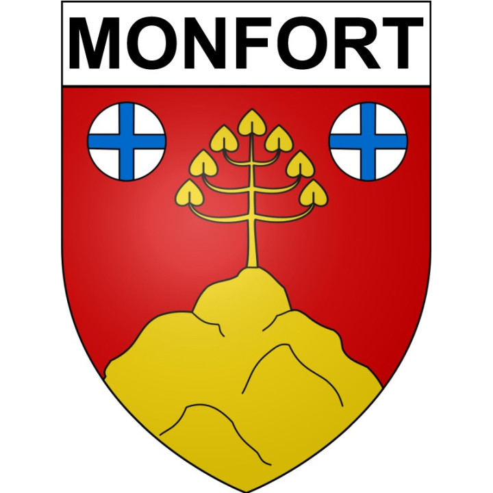 Stickers coat of arms Bazas adhesive sticker