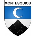 Montesquiou 32 ville Stickers blason autocollant adhésif