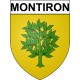 Montiron 32 ville Stickers blason autocollant adhésif