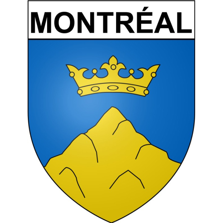 Montréal 32 ville Stickers blason autocollant adhésif
