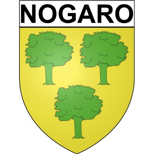 Stickers coat of arms Bazas adhesive sticker