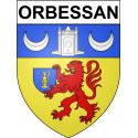 Stickers coat of arms Bazas adhesive sticker