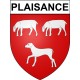 Stickers coat of arms Bazas adhesive sticker