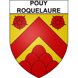 Stickers coat of arms Bazas adhesive sticker