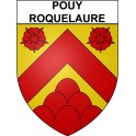Stickers coat of arms Bazas adhesive sticker