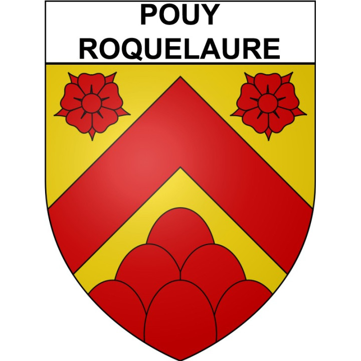 Stickers coat of arms Bazas adhesive sticker
