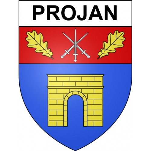 Projan 32 ville Stickers blason autocollant adhésif