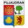 Stickers coat of arms Bazas adhesive sticker