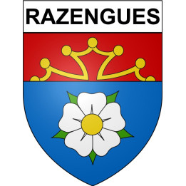 Razengues 32 ville Stickers blason autocollant adhésif