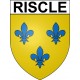 Riscle 32 ville Stickers blason autocollant adhésif