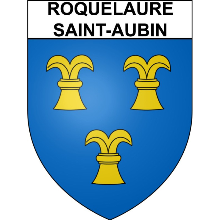 Roquelaure-Saint-Aubin 32 ville Stickers blason autocollant adhésif