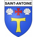 Saint-Antoine 32 ville Stickers blason autocollant adhésif