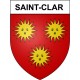 Saint-Clar 32 ville Stickers blason autocollant adhésif
