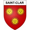 Stickers coat of arms Bazas adhesive sticker