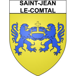 Saint-Jean-le-Comtal 32 ville Stickers blason autocollant adhésif