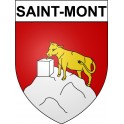 Stickers coat of arms Bazas adhesive sticker