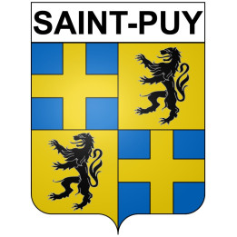 Saint-Puy 32 ville Stickers blason autocollant adhésif