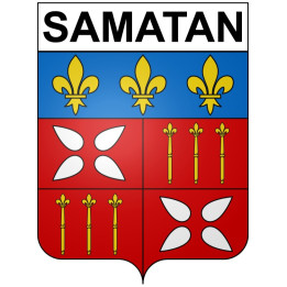 Stickers coat of arms Bazas adhesive sticker
