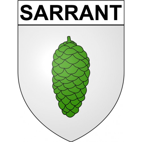 Sarrant 32 ville Stickers blason autocollant adhésif