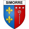 Stickers coat of arms Bazas adhesive sticker