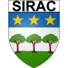 Sirac 32 ville Stickers blason autocollant adhésif