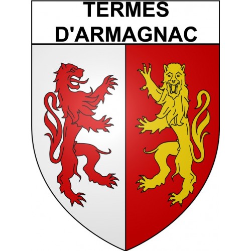 Termes-d'Armagnac 32 ville Stickers blason autocollant adhésif