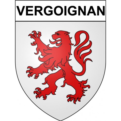 Vergoignan 32 ville Stickers blason autocollant adhésif