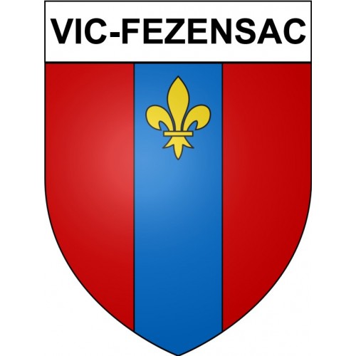 Vic-Fezensac 32 ville Stickers blason autocollant adhésif
